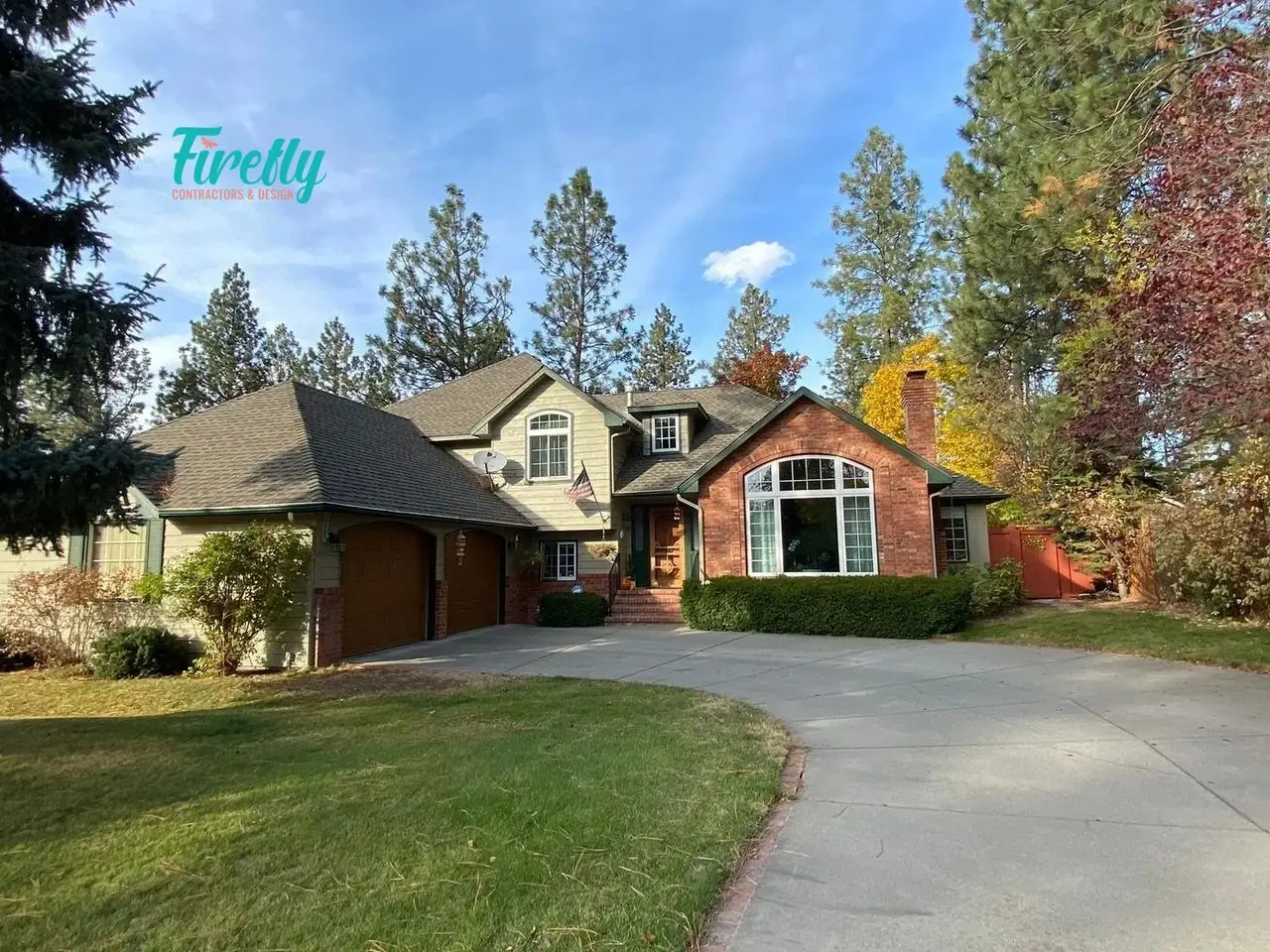 Modern home exterior after full remodel